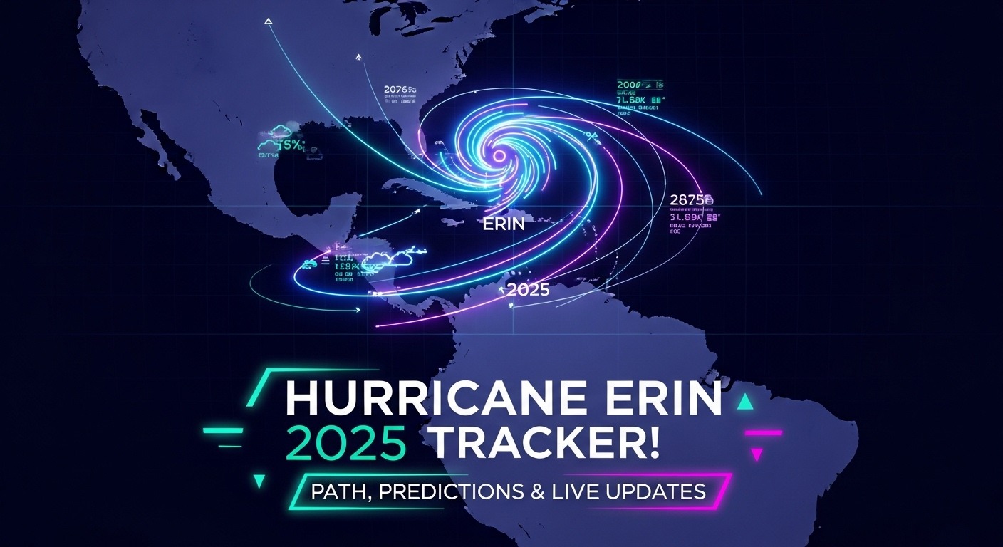 Hurricane Erin Tracker 2025